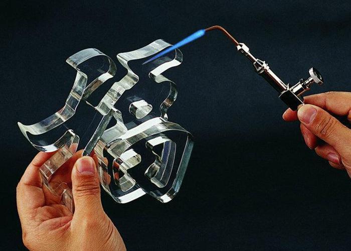 flame polishing acrylic